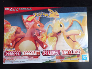 Charizard y Dragonite model kit